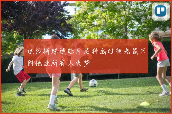 达拉斯球迷怒斥尼科成过街老鼠只因他让所有人失望