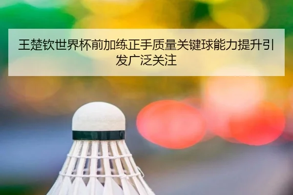 王楚钦世界杯前加练正手质量关键球能力提升引发广泛关注 - BAJIESPORTS